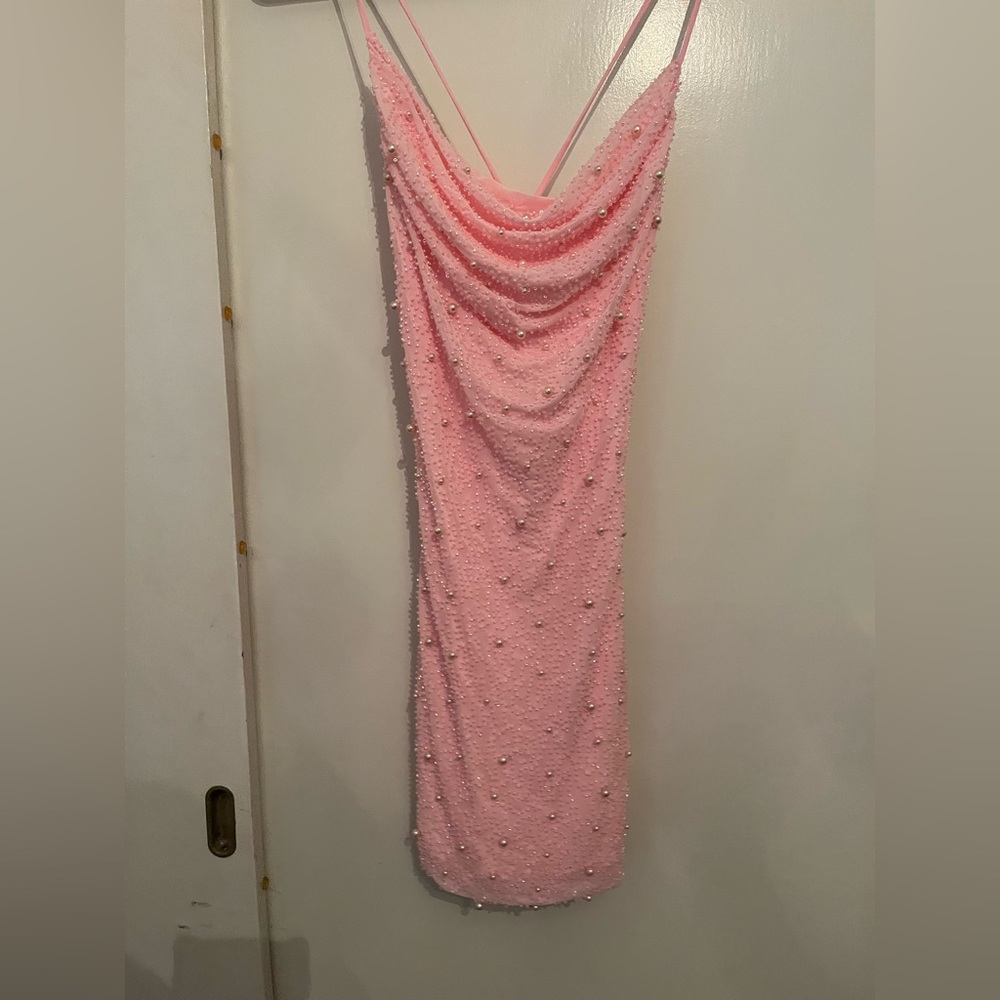 Windsor Pink Beaded Gown
